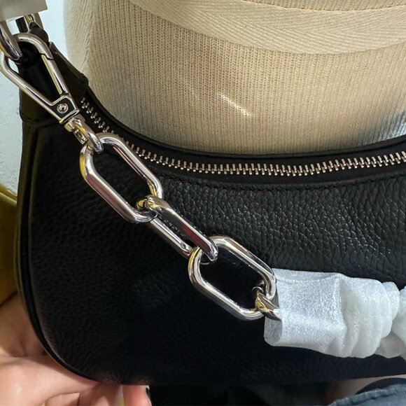 Michael Kors Cora Medium Pebbled Leather Shoulder Bag - Picture 10 of 11